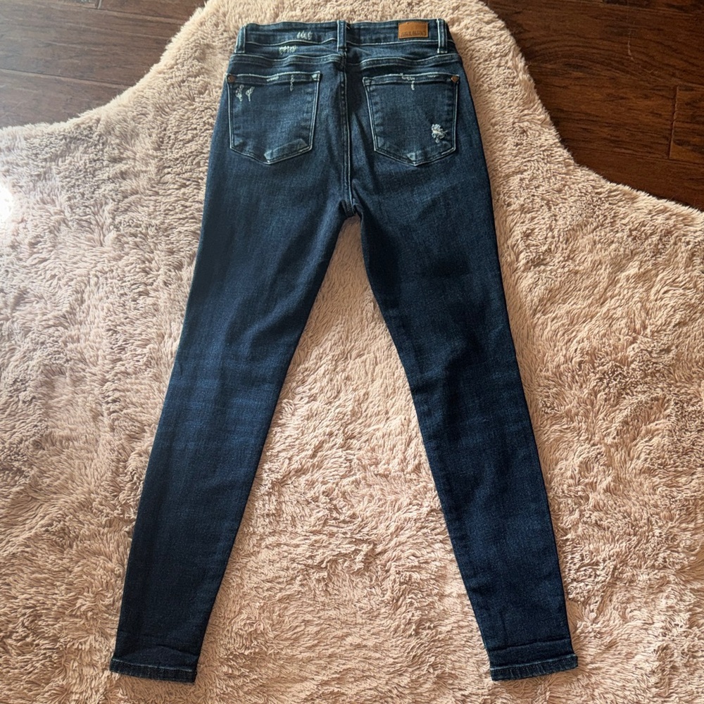 Judy Blue Stylish Blue Denim Distressed Women Jeans Skinny fit size 3 / 26 - Picture 10 of 10